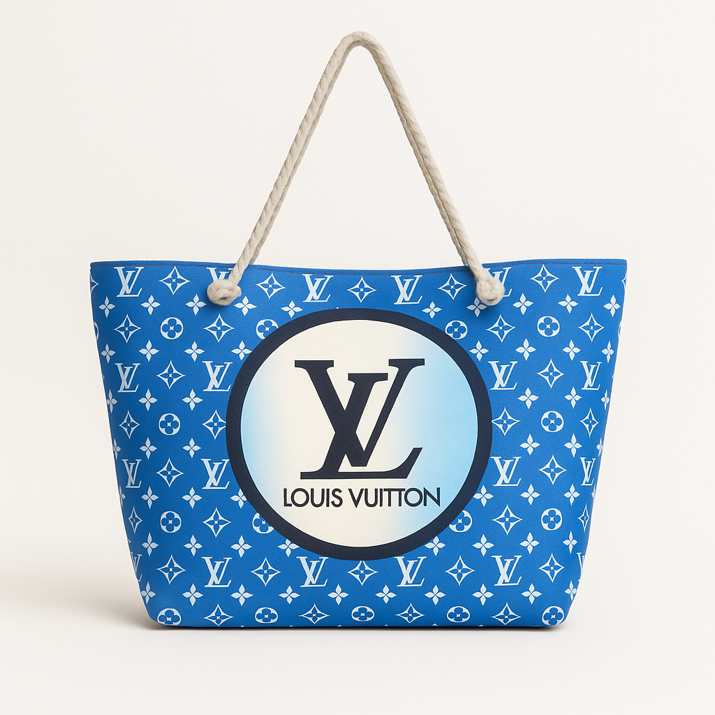 Louis Vuitton Mavi Plaj Çantası