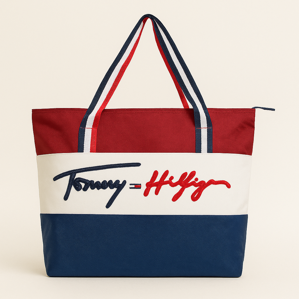 Tommy Hilfiger Renk Bloklu Plaj Çantası