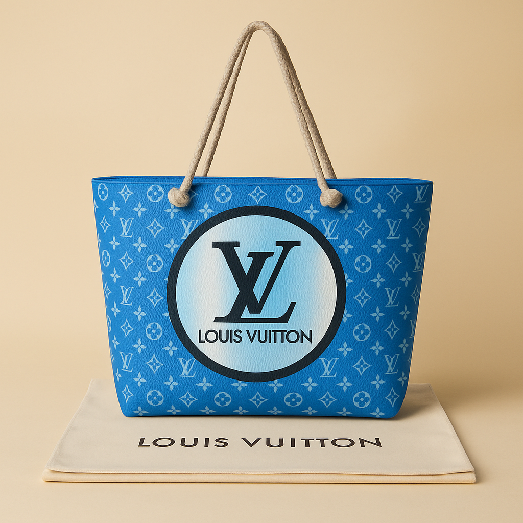 Louis Vuitton Mavi Plaj Çantası