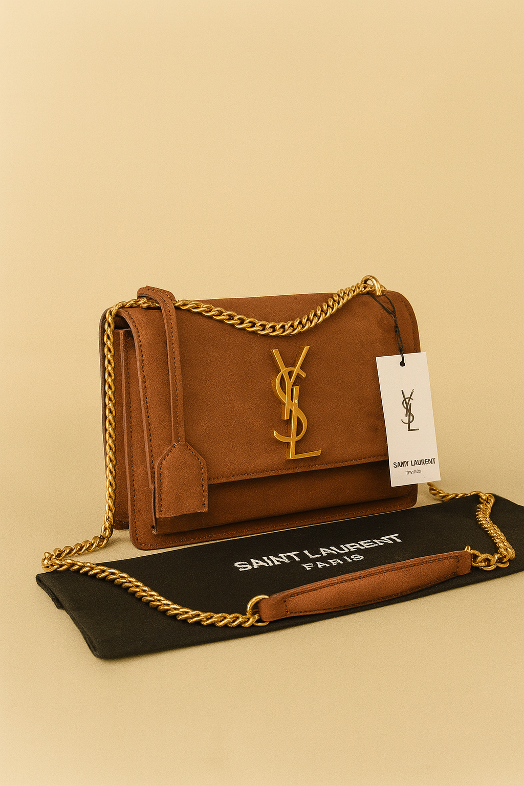 YVES SAINT LAURENT - Sunset Suede Bag