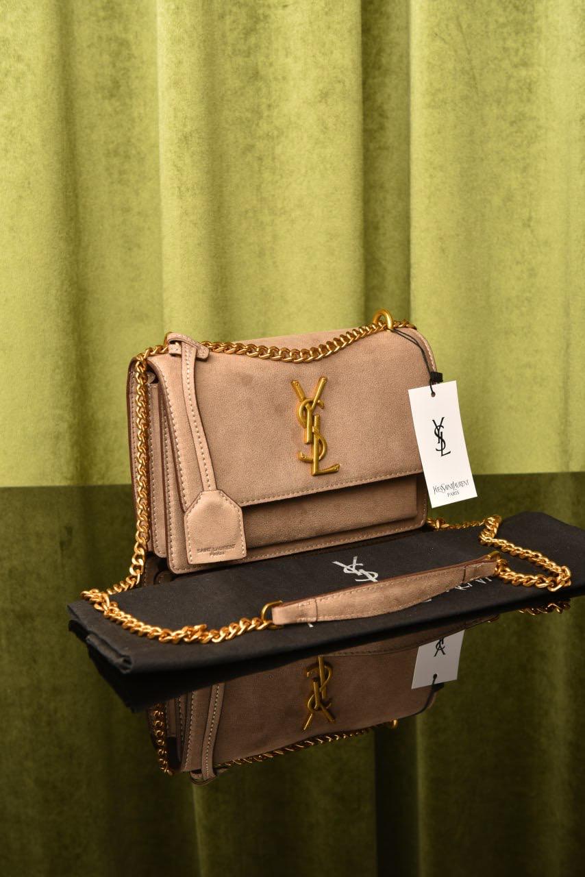 YVES SAINT LAURENT - Sunset Suede Bag