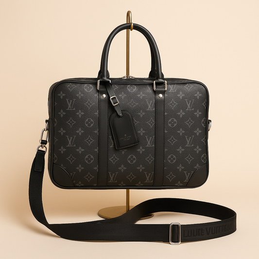 Louis Vuitton Siyah Monogram Laptop Çantası