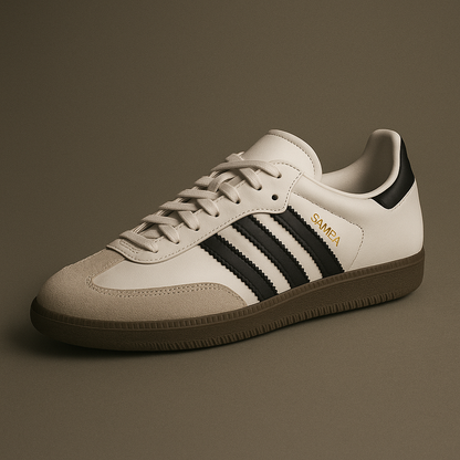 Adidas Samba Kadın Sneakers – Krem & Siyah