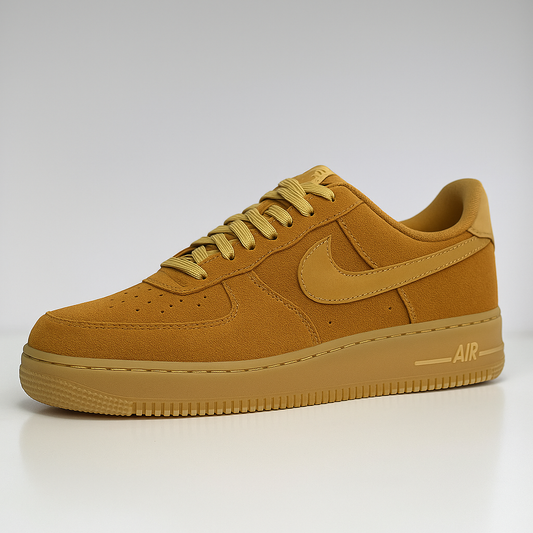 Nike Air Force 1 Erkek Sneaker – Tamamı Taba Süet Tasarım