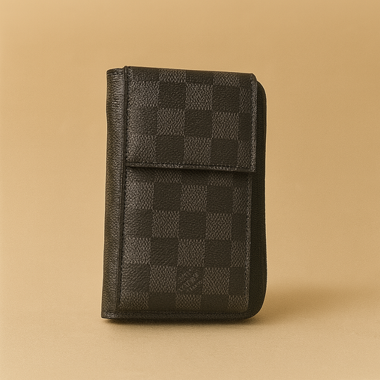 Louis Vuitton Siyah Damier Telefon Çantası
