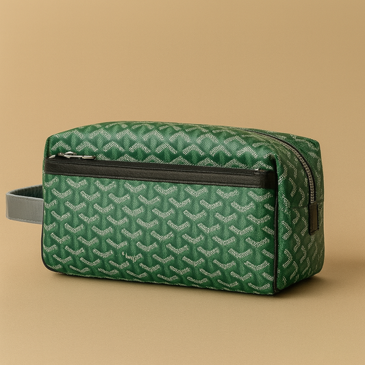 Goyard Desenli Erkek Tıraş Çantası