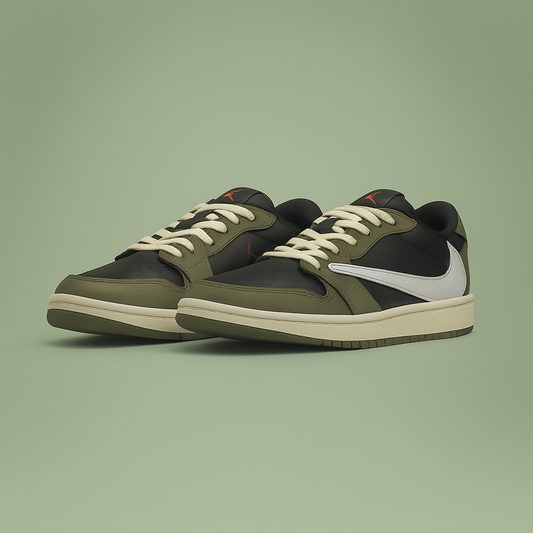 Yeşil DetaylıNike Travis Scott Sneaker