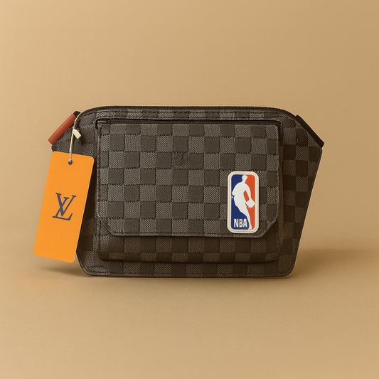 Louis Vuitton x NBA Siyah Damier Erkek Bel Çantası