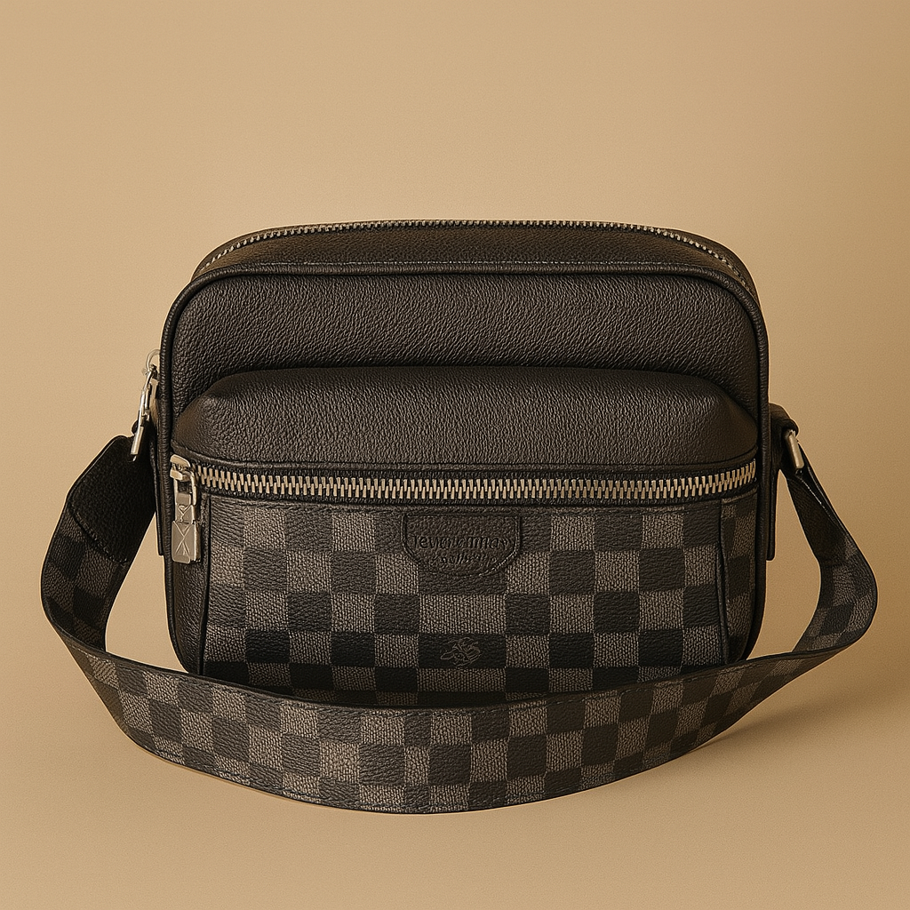 Louis Vuitton Monogram Deri Erkek Omuz Çantası