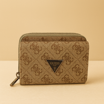 Guess Kapaklı Logolu Siyah Mini Cüzdan