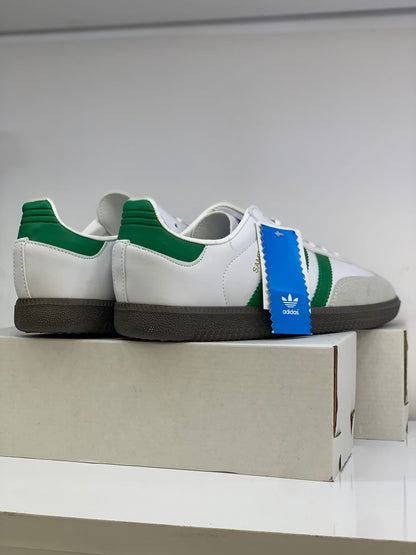 Adidas Samba Erkek Sneaker – Yeşil Çizgili Klasik Tasarım