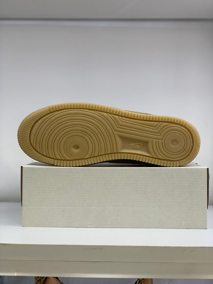 Nike Air Force 1 Erkek Sneaker – Tamamı Taba Süet Tasarım