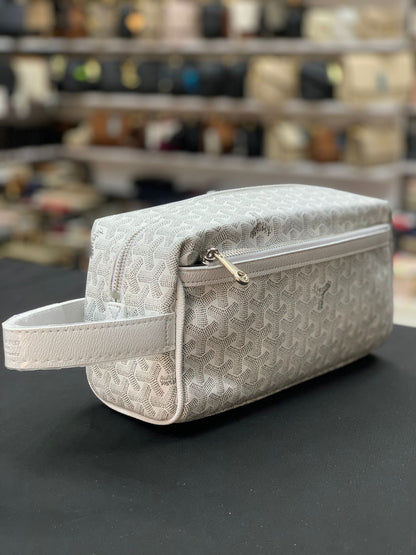 Goyard Desenli Erkek Tıraş Çantası