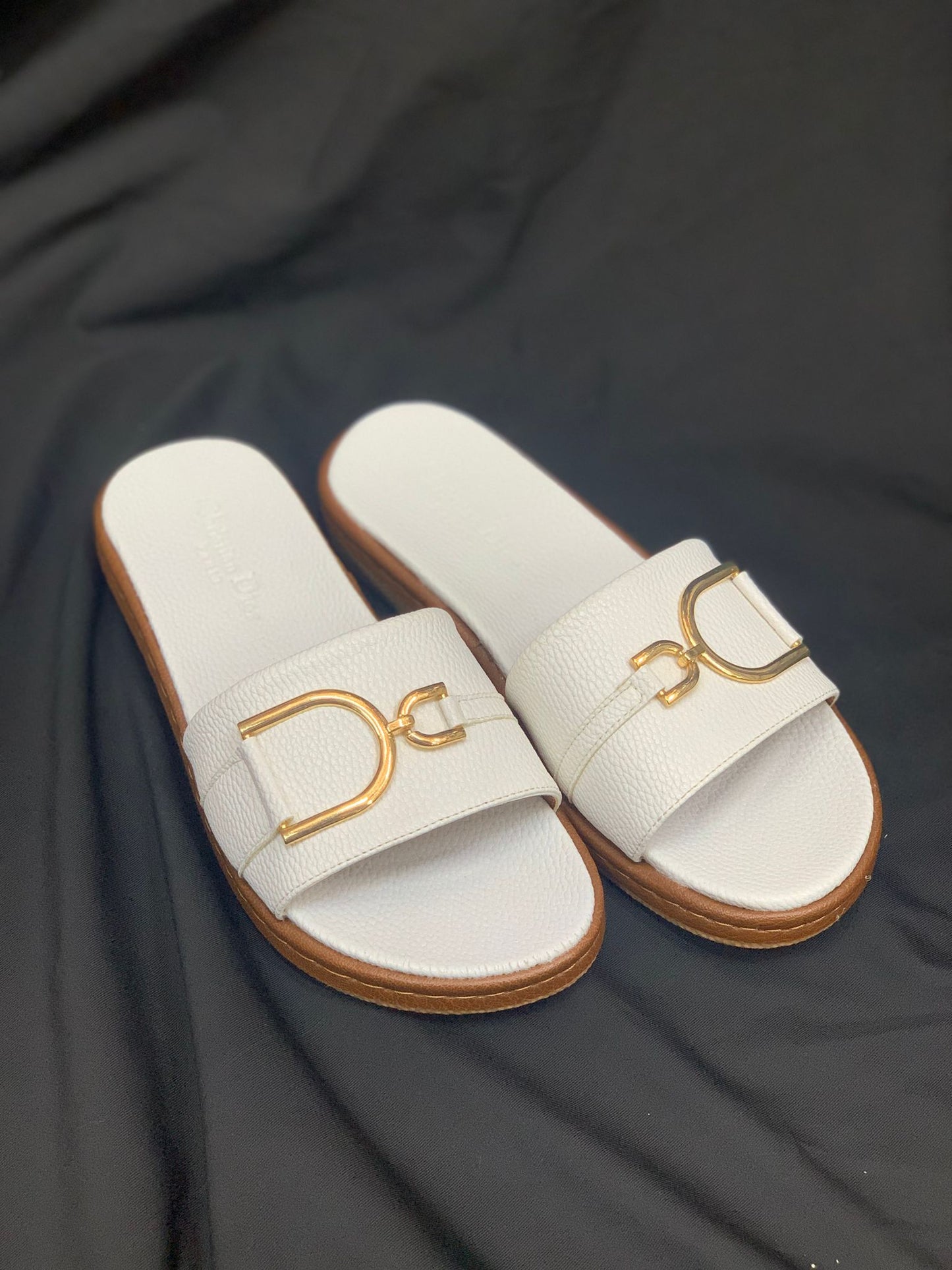 Dior Beyaz Kadın Terlik