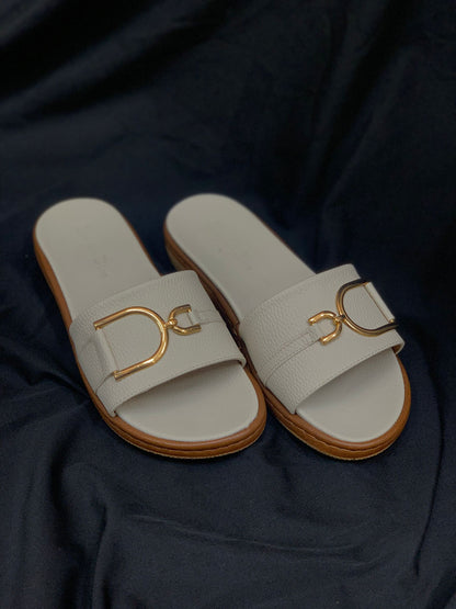 Dior Bej Kadın Terlik