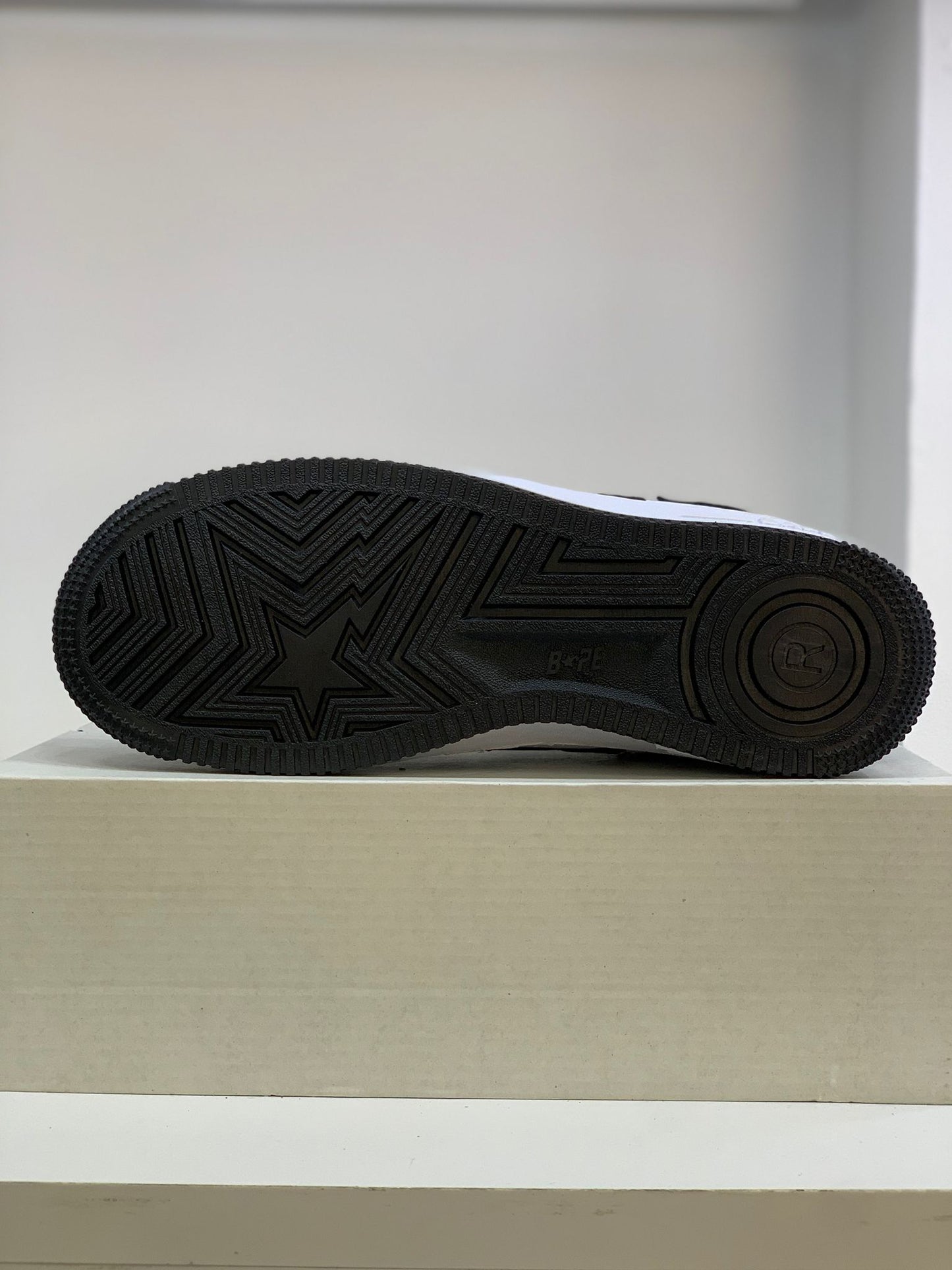 BAPE STA Siyah Beyaz Kadın Sneakers
