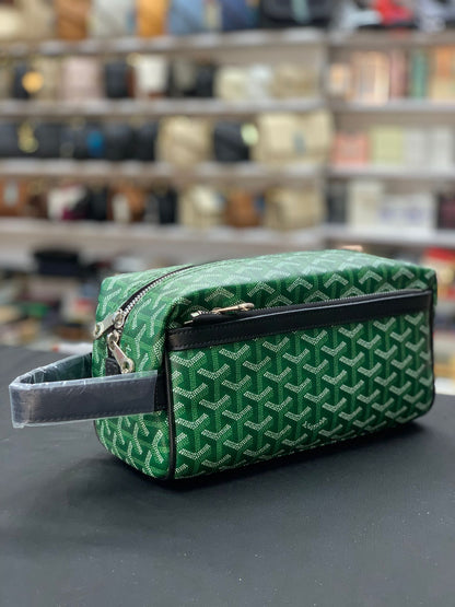 Goyard Desenli Erkek Tıraş Çantası