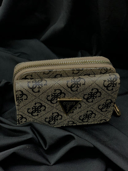 Guess Kapaklı Logolu Siyah Mini Cüzdan